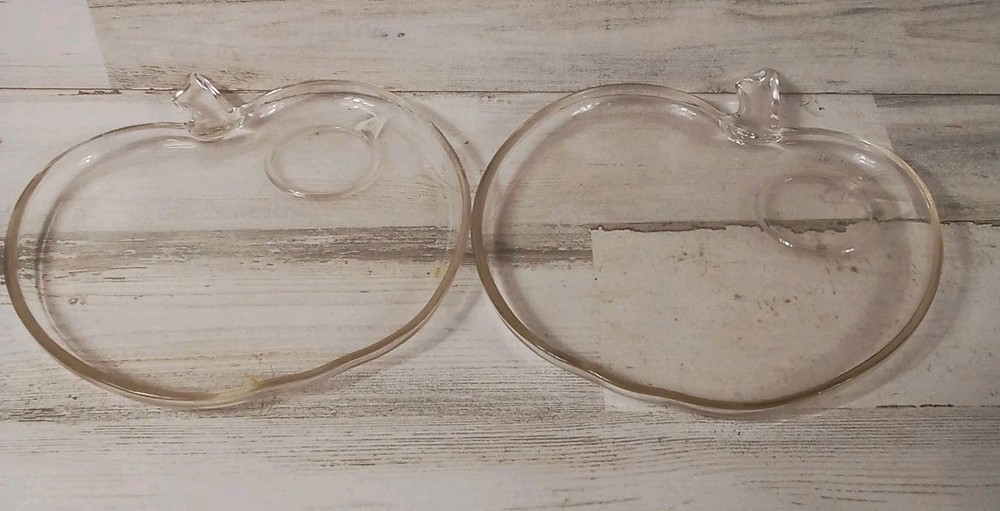 Apple Snack Platter With Dip Holder Set Of Two