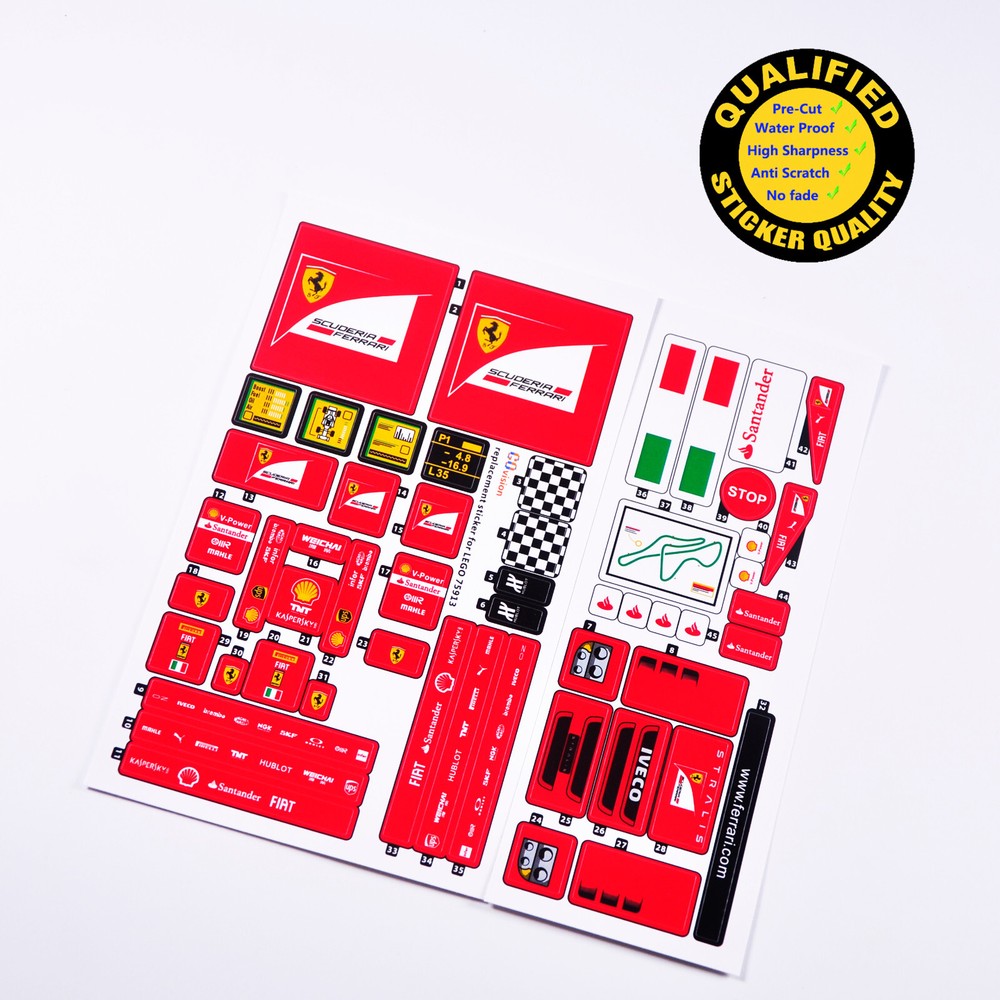 Replacement sticker for set 75913 Precut sticker