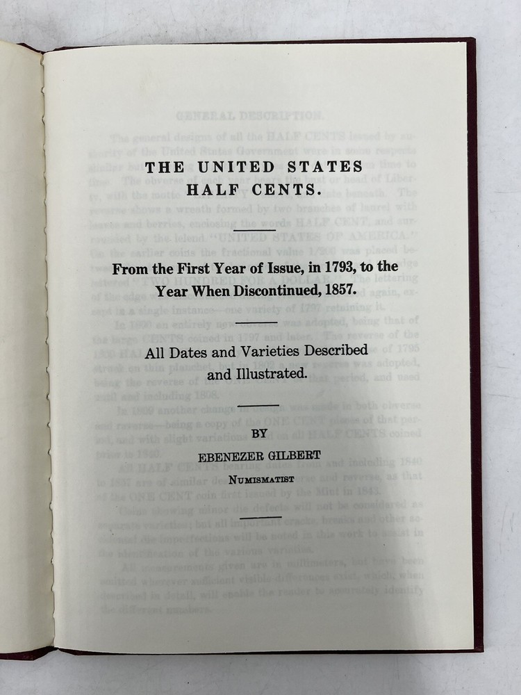 United States Half Cents by Ebenezer Gilbert