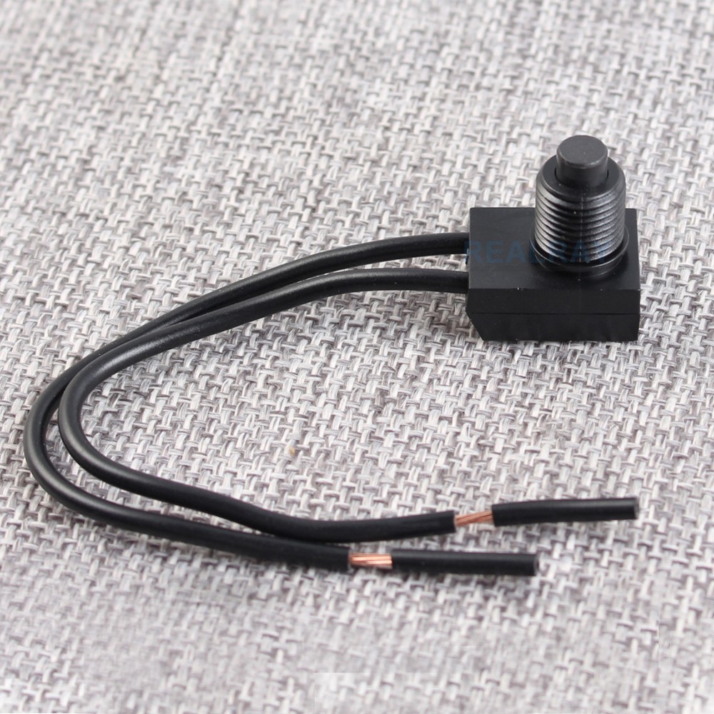 5x 12V Waterproof On-Off Push-Button Switch LED Push Button Switch w/ 4" Leads