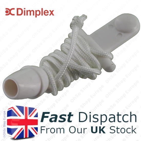Genuine DIMPLEX Downflow Bathroom Electric Fan Heater Pull Switch Cord String