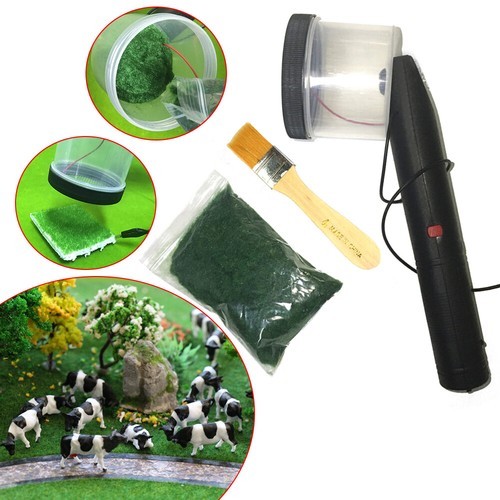 Portable Static Grass Flocking Applicator Machine Advanced Diorama Model Scenery