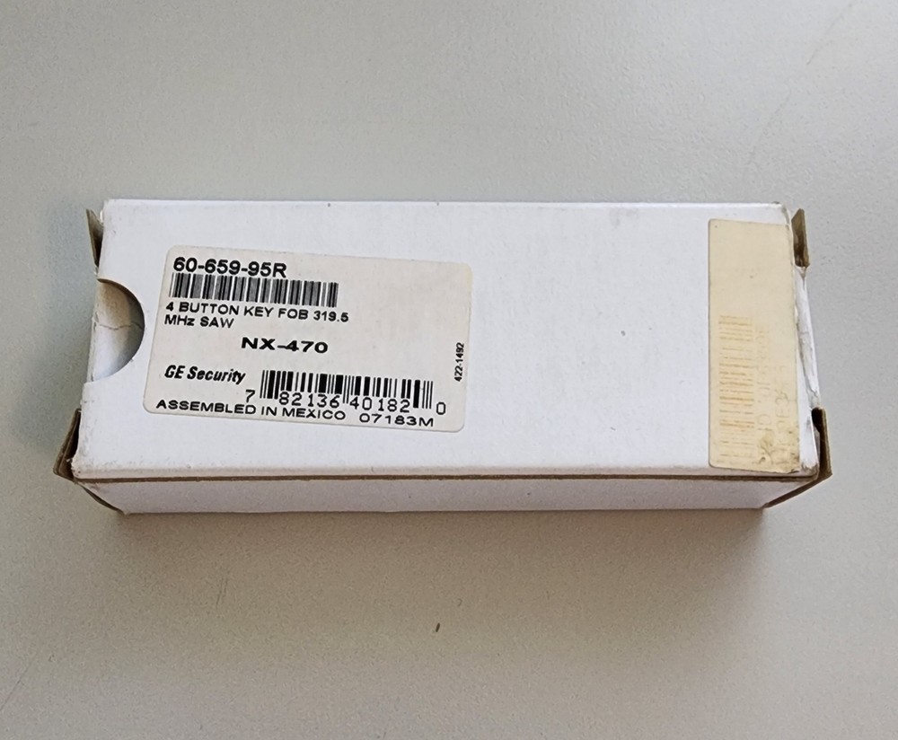 GE Security Interlogix NX-470 4 Button Key Fob