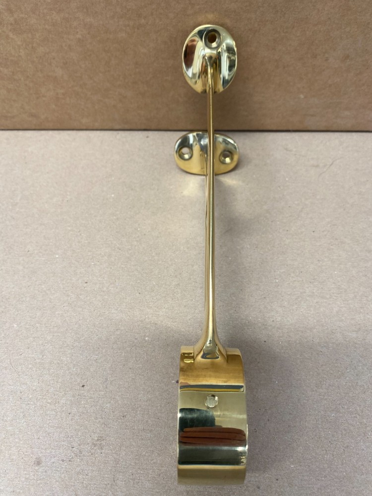 2" brass foot rail bracket