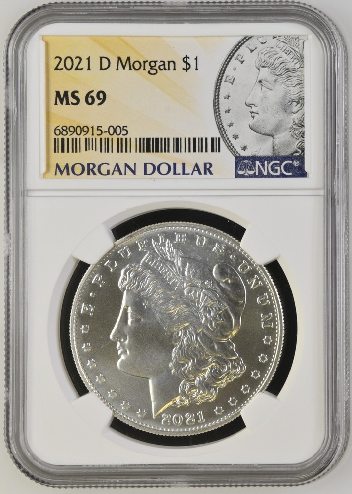 2021 D Modern Morgan Dollar NGC MS-69