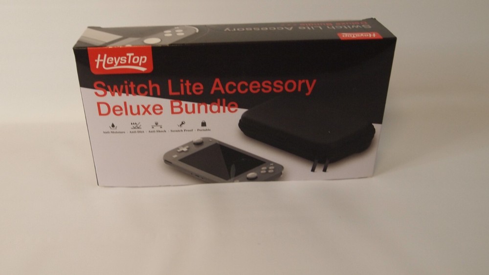 HeysTop Nintendo Switch Lite Scratch Proof Gaming Deluxe Accessory Bundle