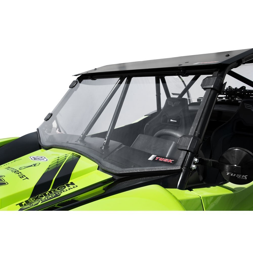 Tusk Removable Full Windshield Clear - Scratch Resistant fits Textron Wildcat