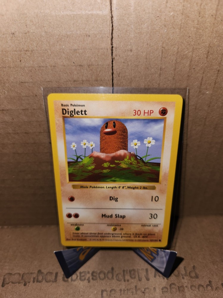 Diglett 047/102 Base Set (Shadowless) Regular