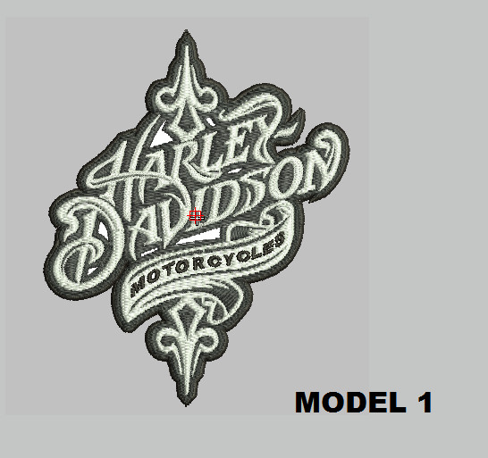 Vintage Harley Davidson embroidered patch Sew On 4" X 3.24"