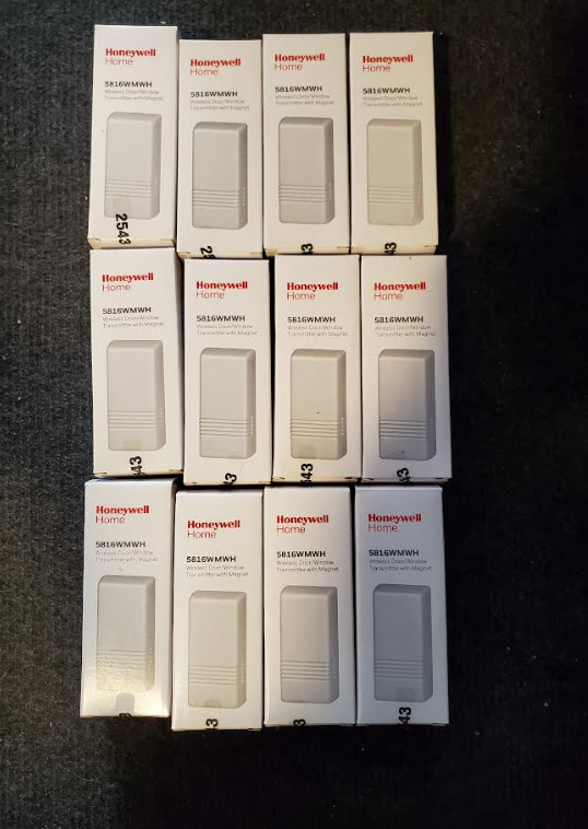 Honeywell Home 5816WMWH Wireless Door/Window Transmitter Bundle (12)
