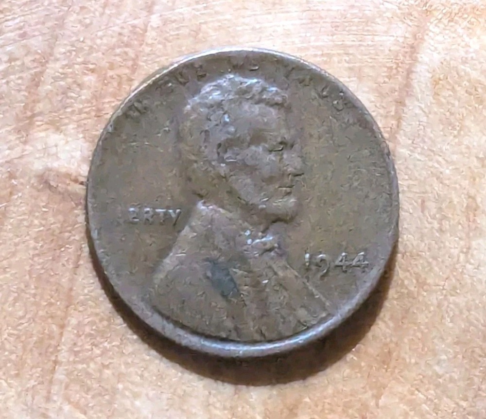 1944 Lincoln Wheat Cent Grease Error
