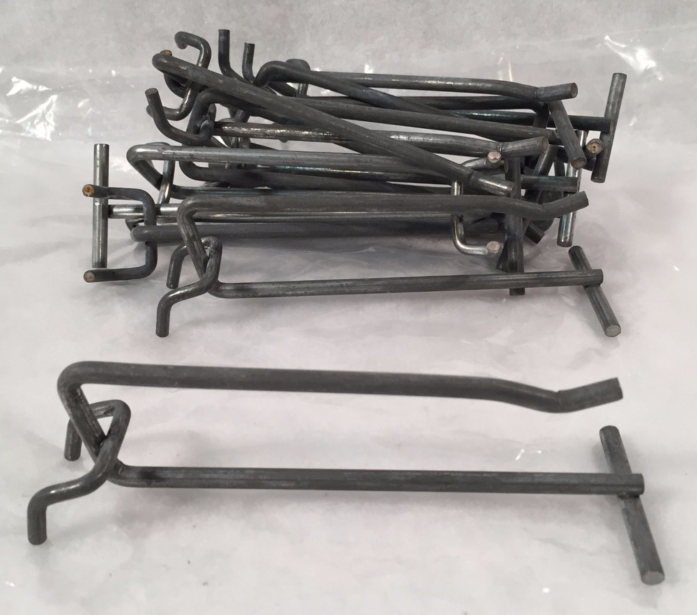 13 pc 5" Scan Hooks for 3/16" - 1/4" Pegboard