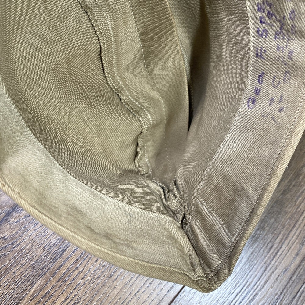 Vintage ~ Original ~ WW2 Garrison Cap~ With Edge Piping ~ Personalized