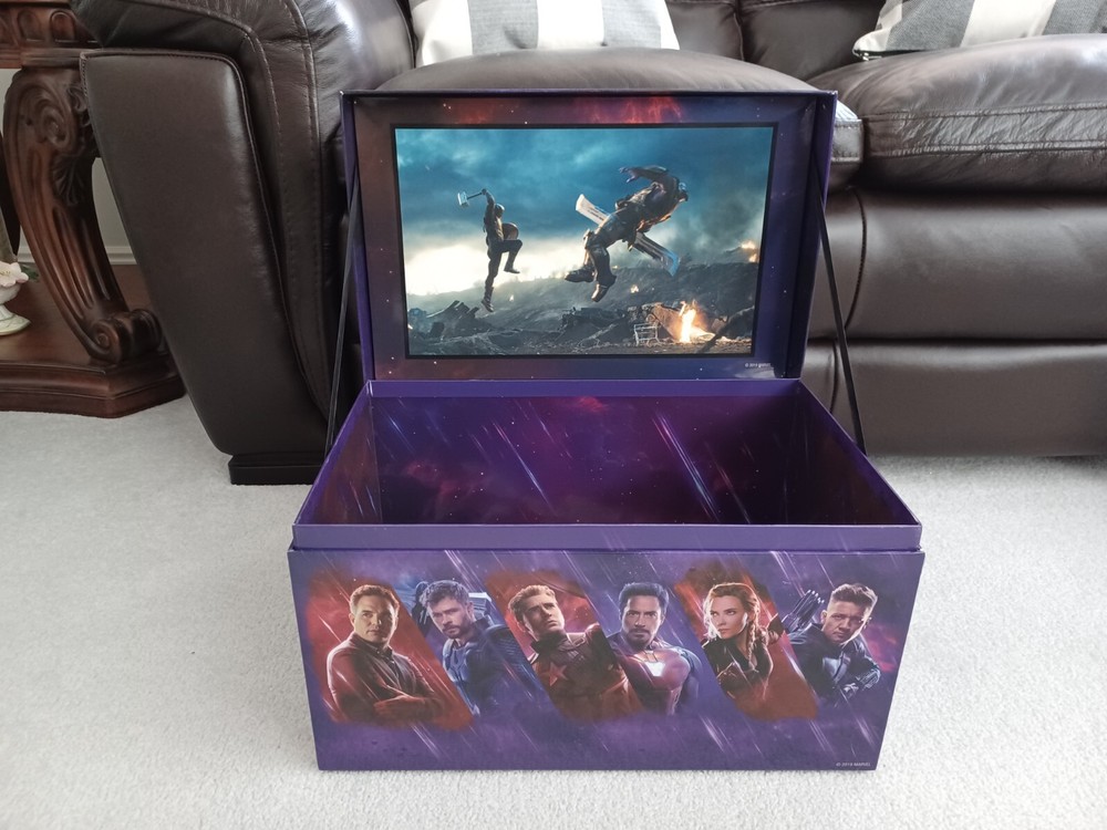 Marvel Comics Avengers Endgame Graphic Novel Comic Book Collection Storage Box