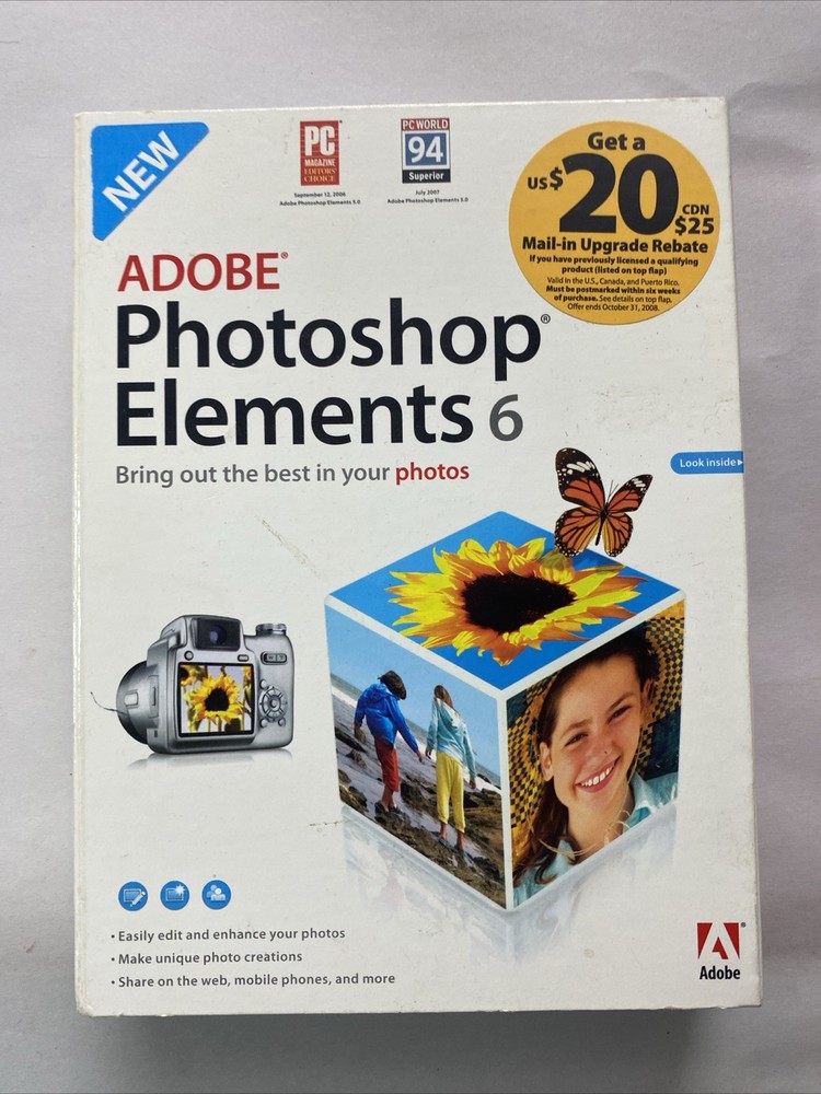 Adobe Photoshop Elements 6 Software