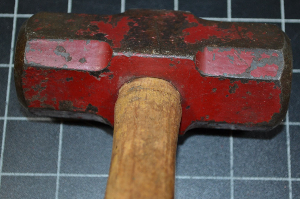 MADE IN SPAIN - DOUBLE FACE ENGINEERS' HAMMER - 4# - ORIGINAL HANDLE