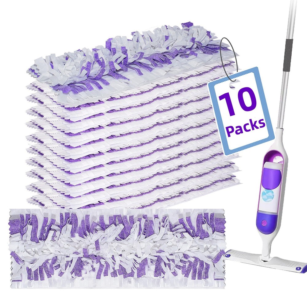 Mop Replacement Pads, Disposable Refills, Multi Surface, Purple