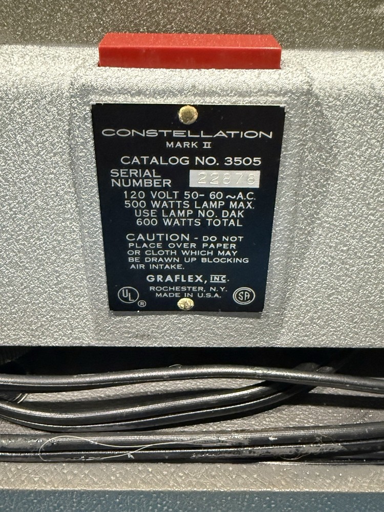 Constellation Mark 2 Vintage Projector With Magazines