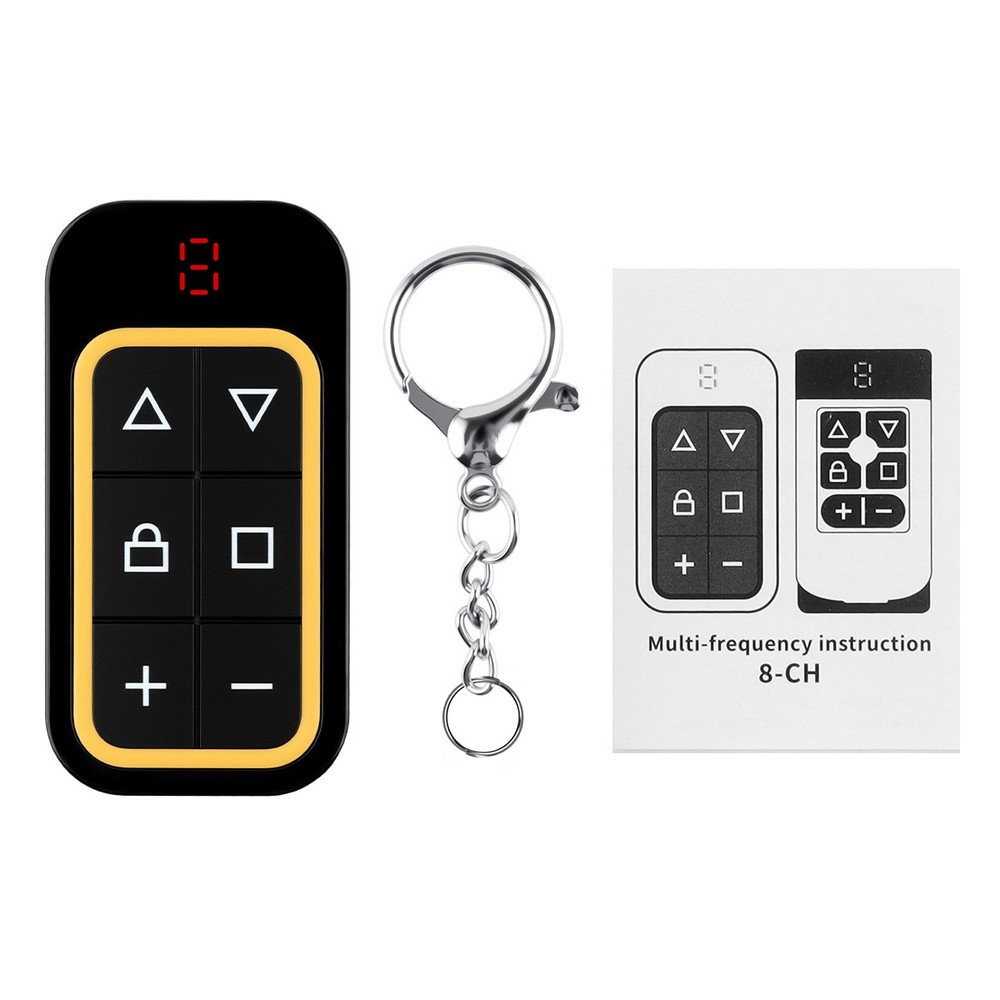 8-IN-1 Multi-Frequency Charging Wireless Remote Controller Universal Garage Gate