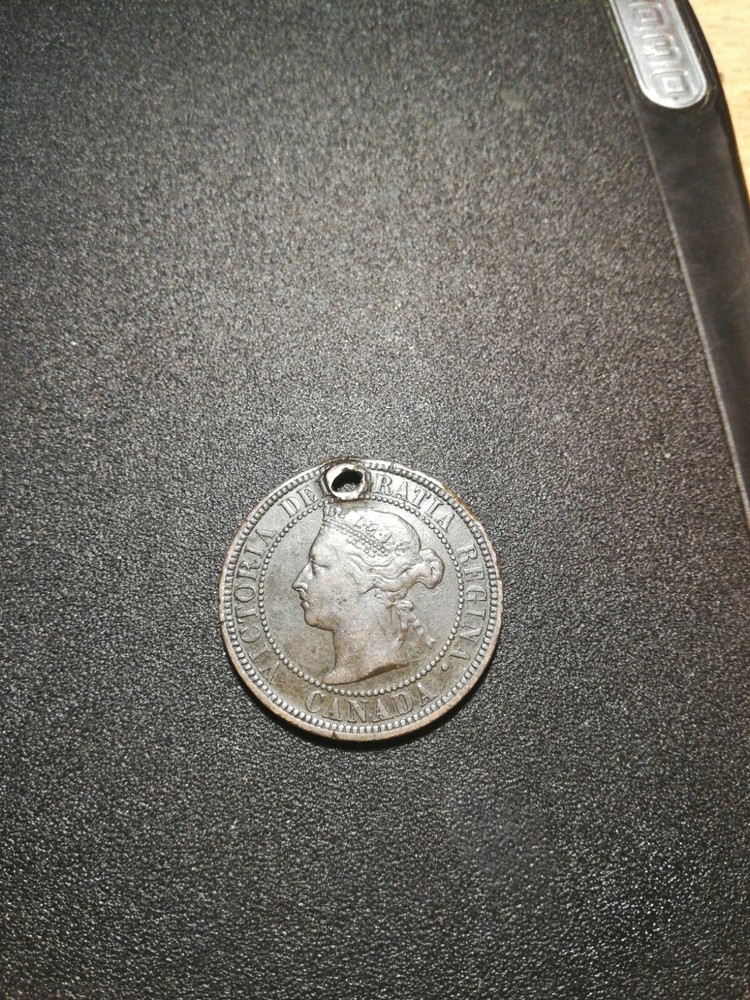 1888 Canada Victoria One Cent Coin