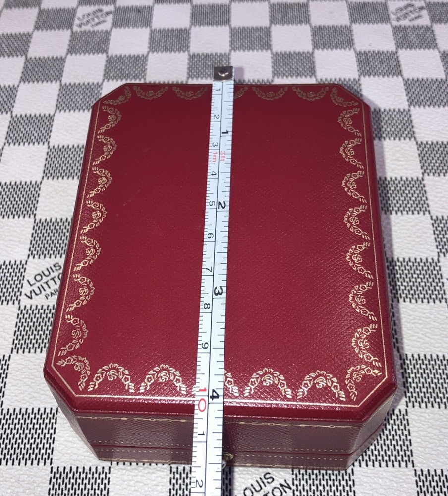 Cartier Jewelry Case , Outer Box & Gift Bag Set.