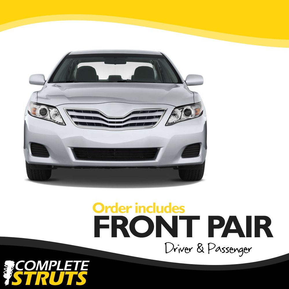 07-13 Chevrolet Avalanche (2) Front Complete Struts & Coil Spring Assembly Pair