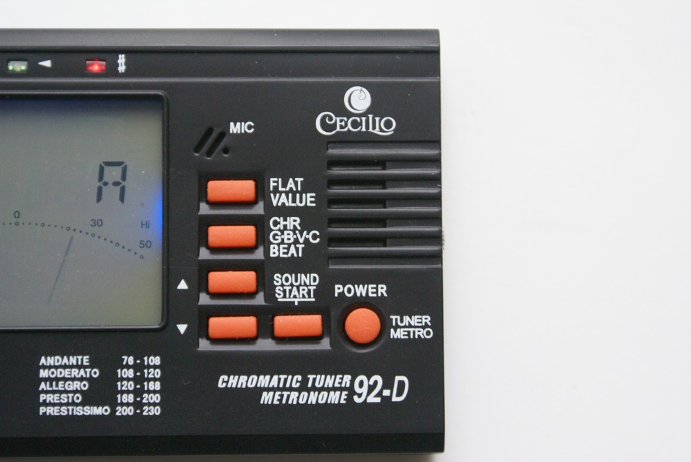 Cecilio 92-D Chromatic Tuner + Metronome All in One