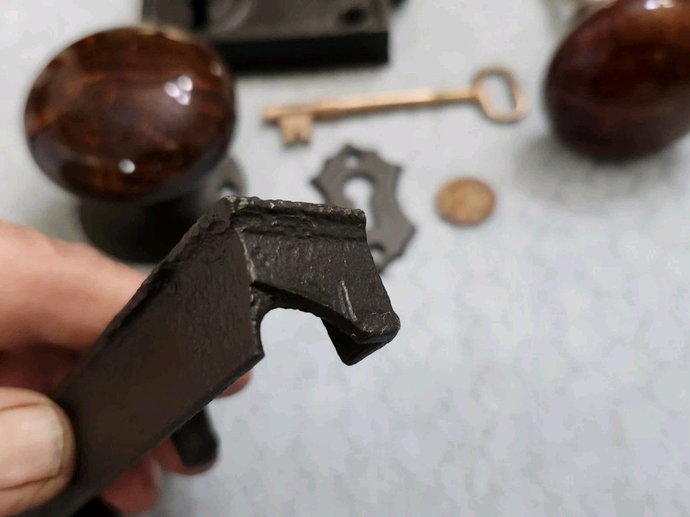 D. M. & Co. Carpenter Style Rim Lock LH