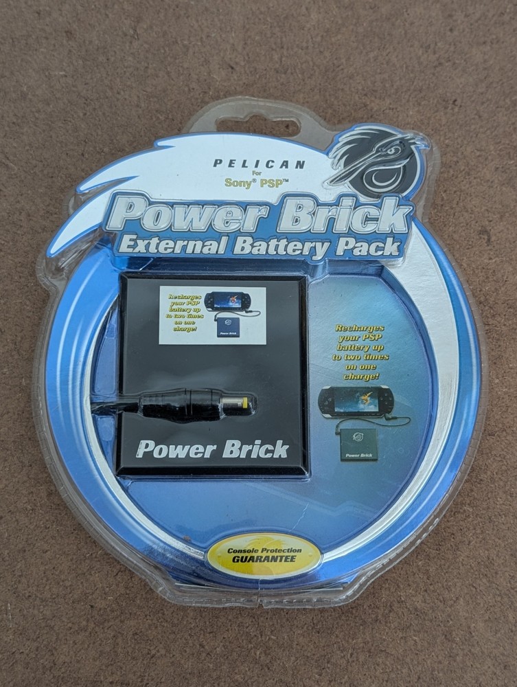 Pelican Sony PSP Power Brick External Battery Pack New