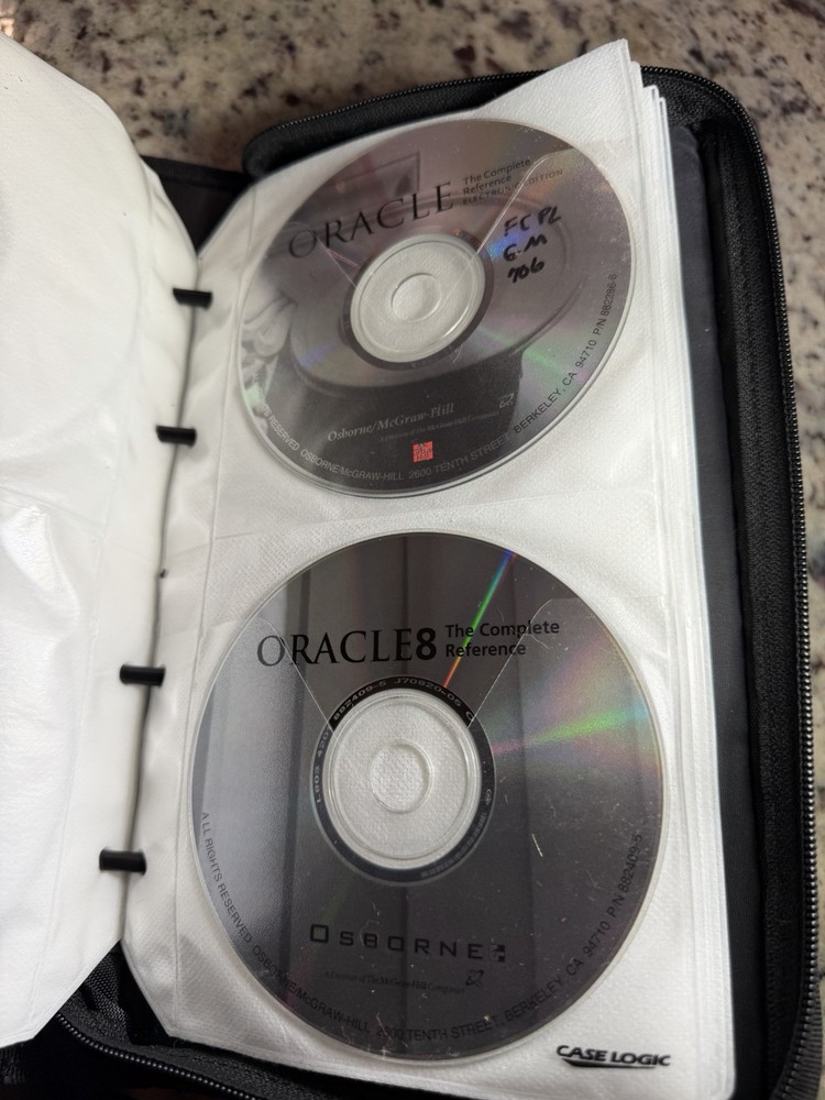 Vintage Microsoft Developer CD Lot Visual Basic C++ Oracle NT SQL 90s