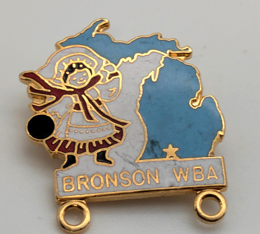 Bronson WBA Womens Bowling Association Lapel Pin