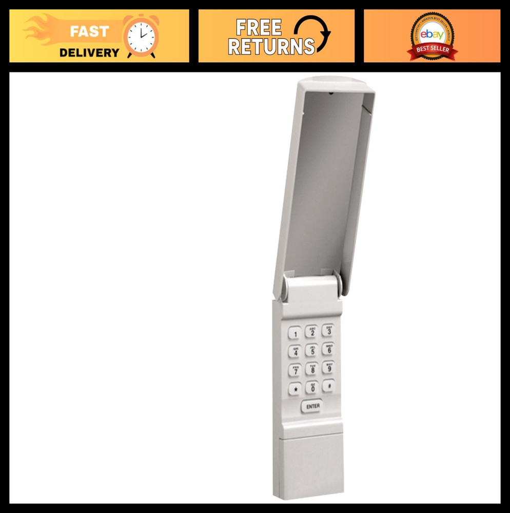 Wireless Keyless Entry Garage Door Opener Remote - Universal Keypad Access