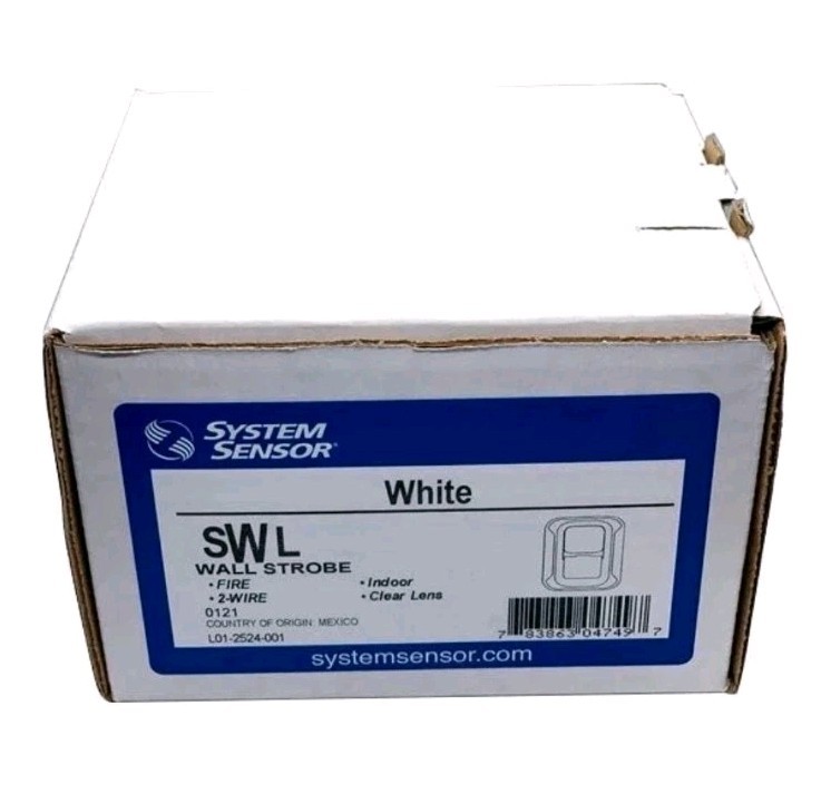 System Sensor SWL Wall-mount Strobe White New Free Shipping. 30 Available