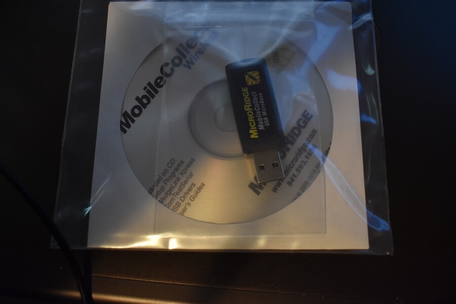 Microridge MobileCollect Wireless Data USB MicroBase Receiver w/ Software