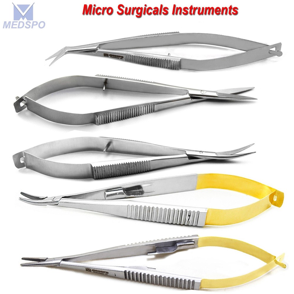 Micro Surgical Spring Action Scissors Orthodontic Suture Forceps Medical Tools