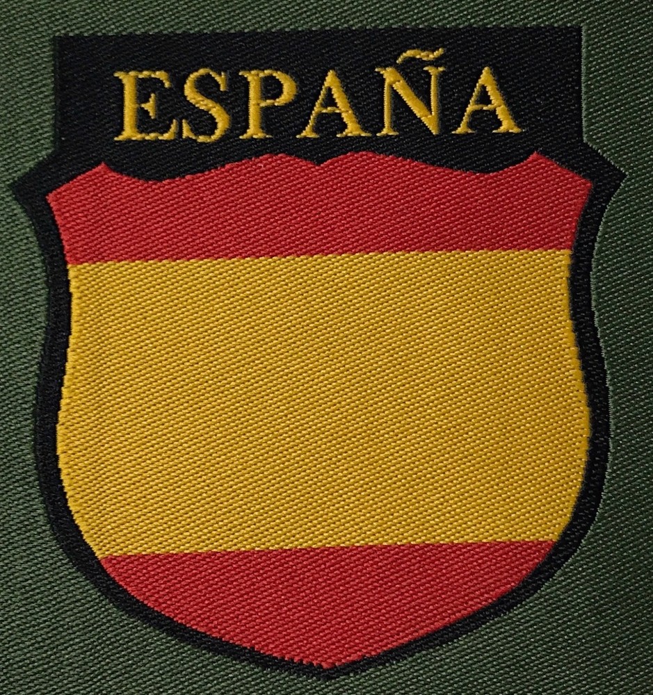 WWII GERMAN WAFFEN FOREIGN LEGION TUNIC SLEEVE SHIELD- SPAIN