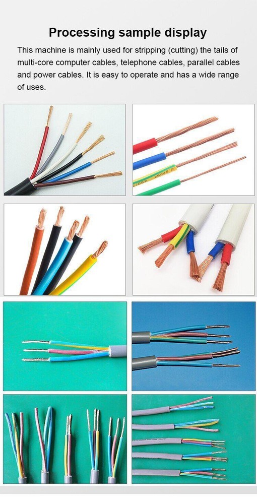 Pneumatic Wire Stripping Machine Cable Wire Peeling Wire Stripper Machine 3F