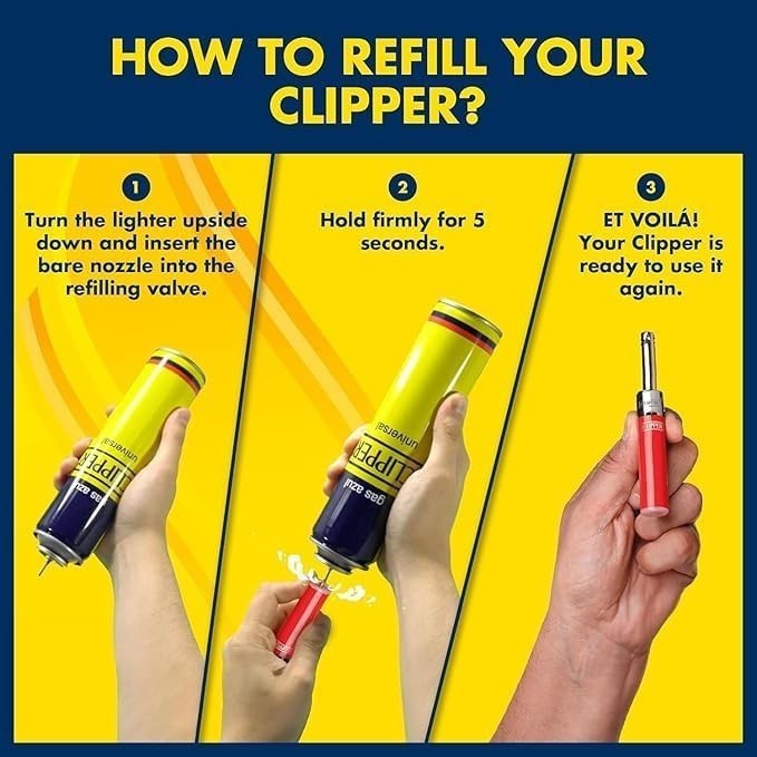 Clipper Zig-Zag Safe Clipper Mini Tube Refillable Lighters Assorted Colors