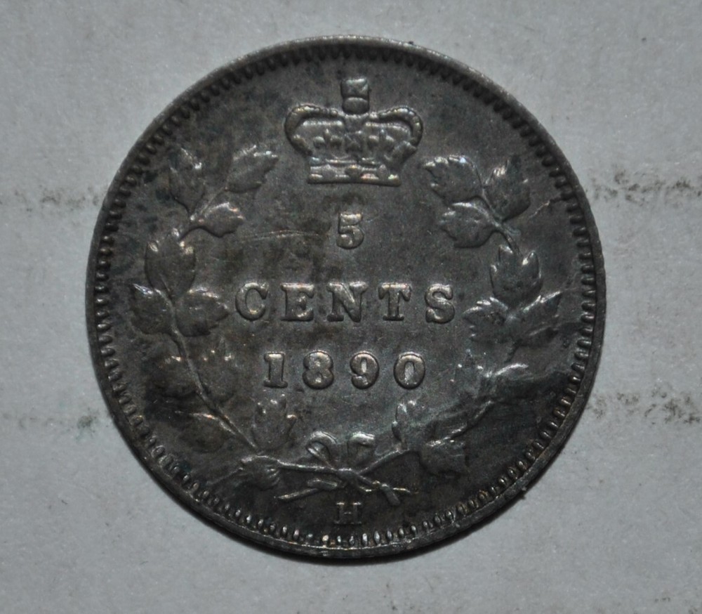 1890 Canada 5 Cents{{{{3331