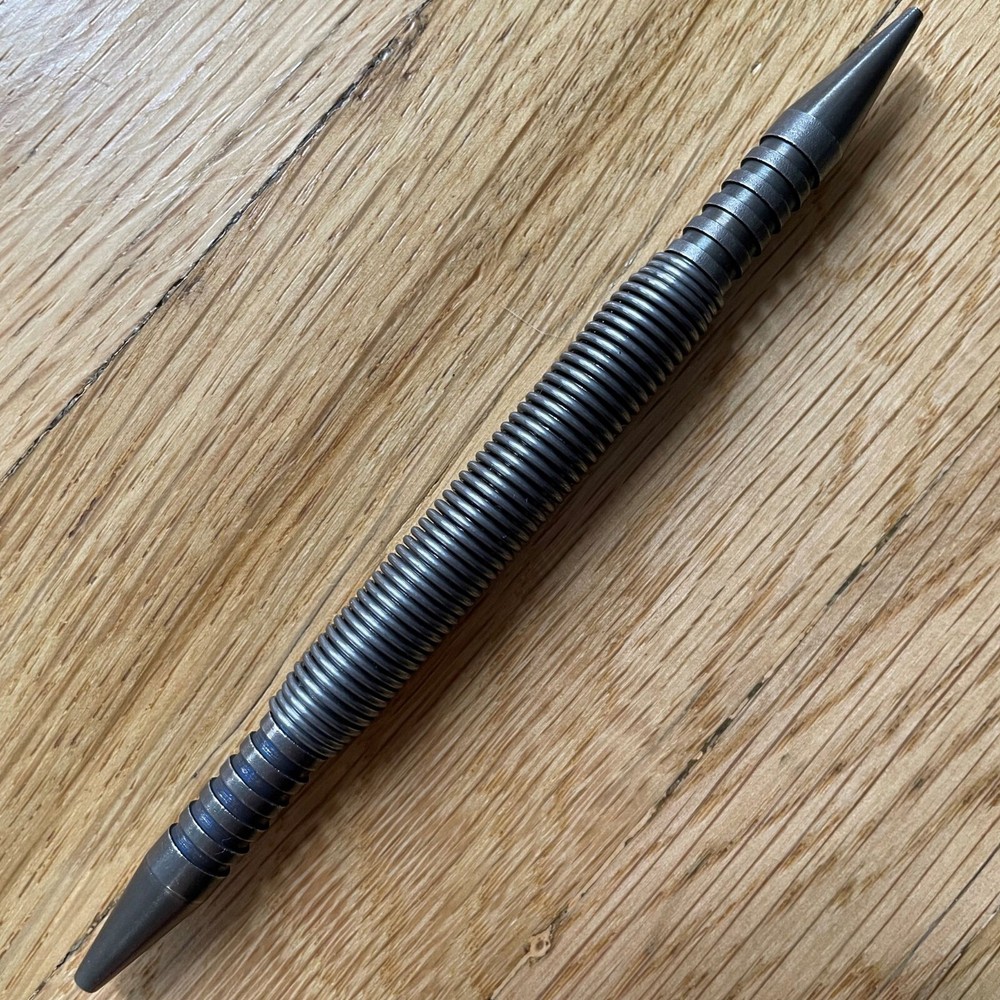 1/32" (#1) & 2/32" (#2) Combo Nail Set Hammerless Spring Tool Two Bit Snapper