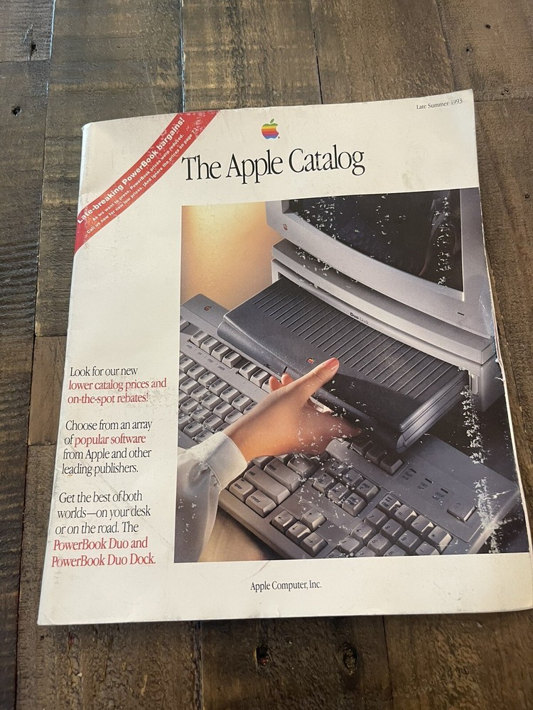 Vintage Late Summer 1993 The Apple Catalog Magazine