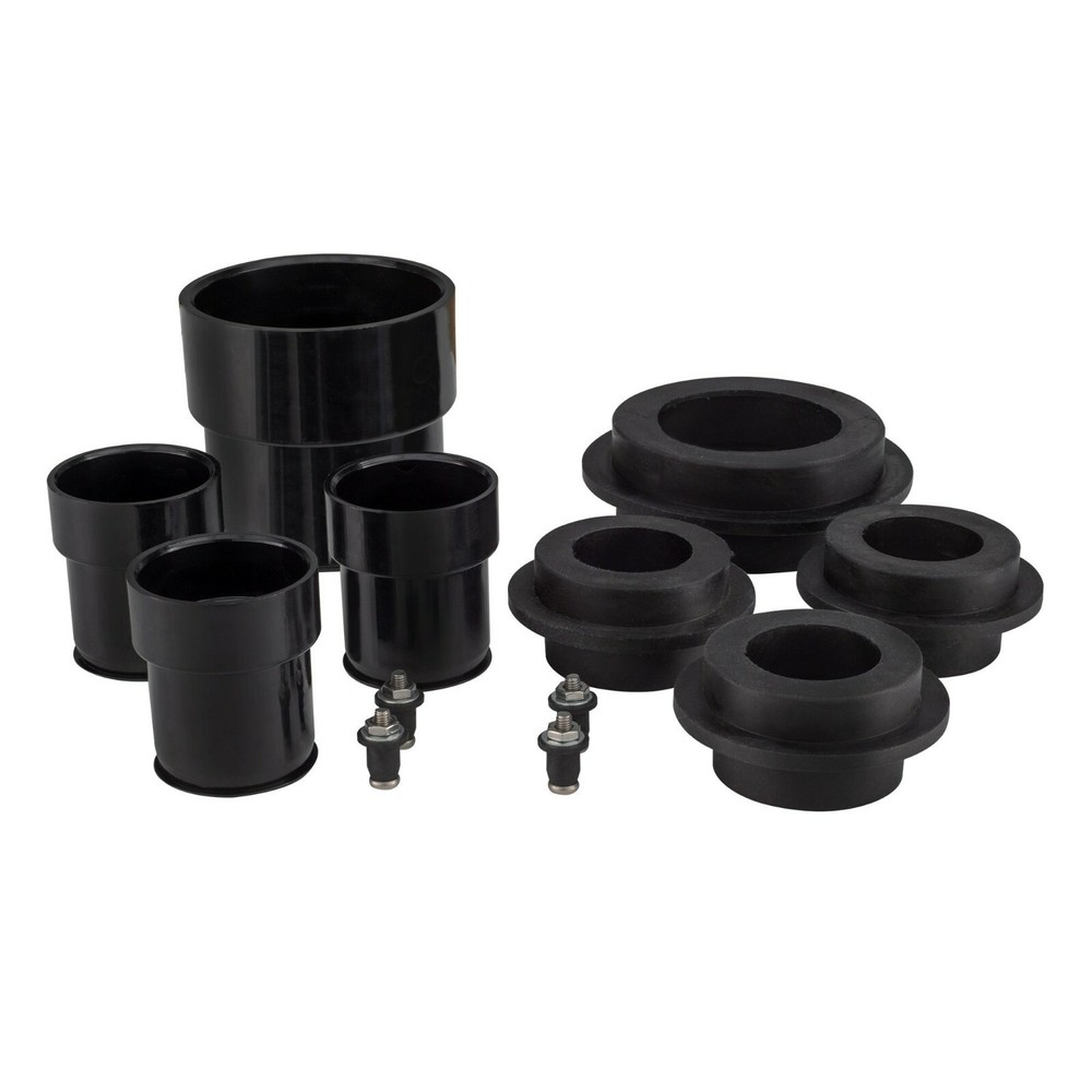 RV Universal Holding Tank Installation Fittings Kit Black Waste Water