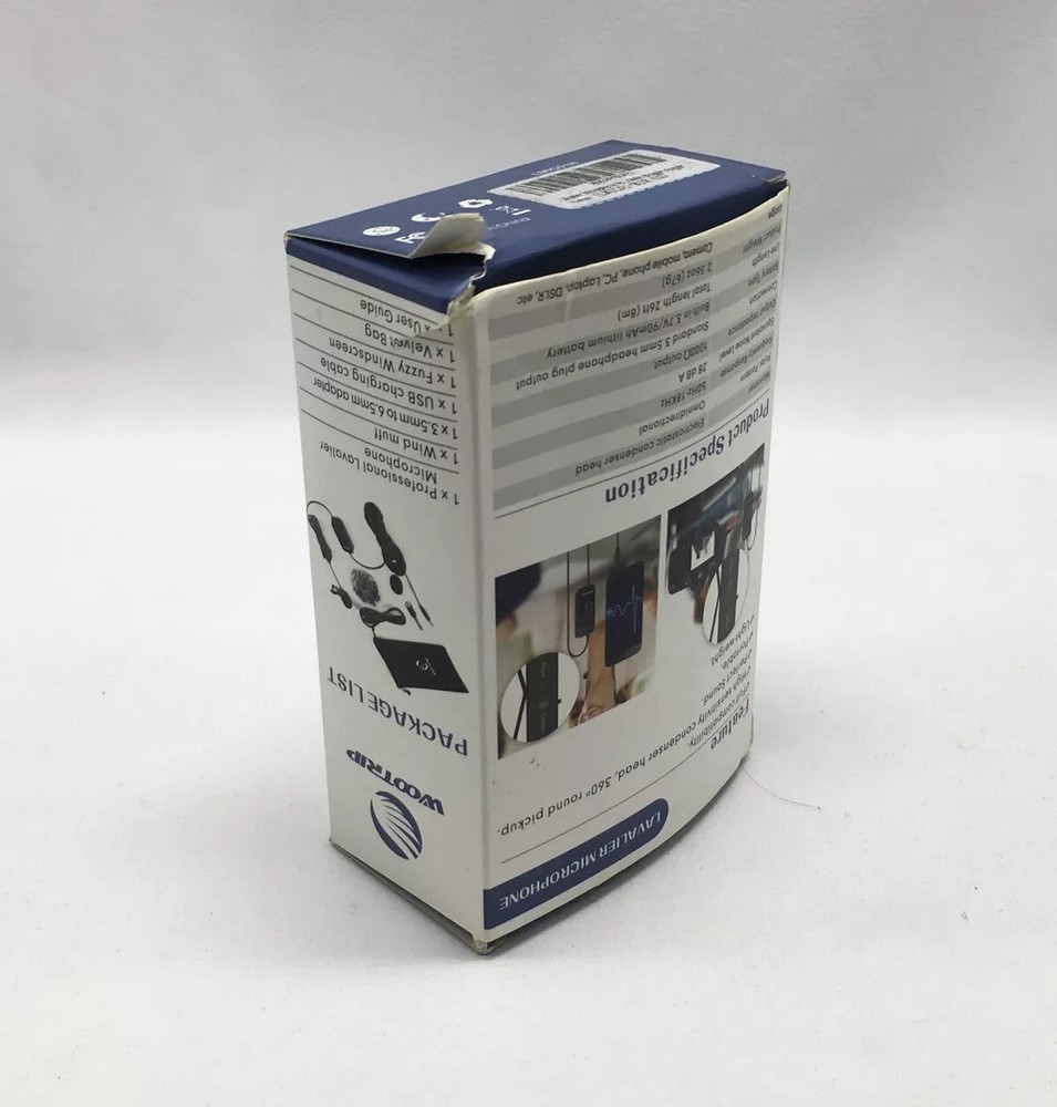 Lavalier Microphone 26ft Lapel With USB. Improve Your Exposure