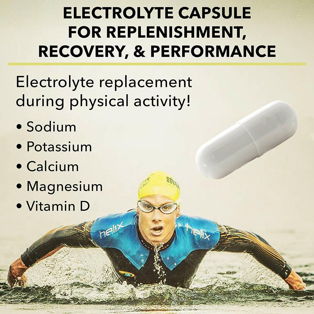 SaltStick Caps, Electrolyte Pills for Hydration, Supplements Endurance FREE Ship