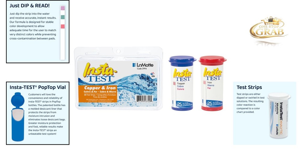 2994 Insta- Iron Copper Multi-Factor Water Strips 25 Count