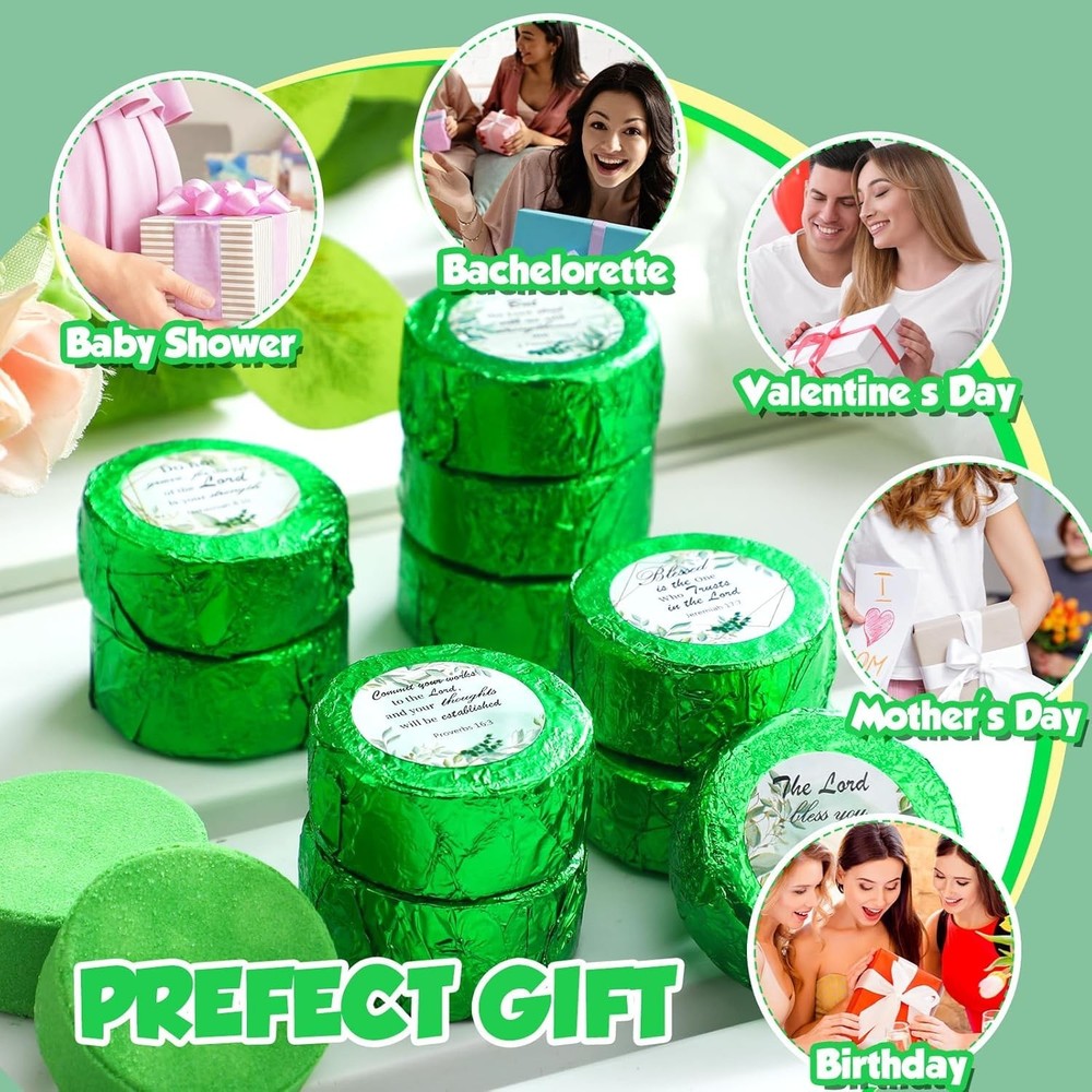 Shower Steamers Aromatherapy 50 Pack Bulk Eucalyptus Leaf Shower Steamer with...