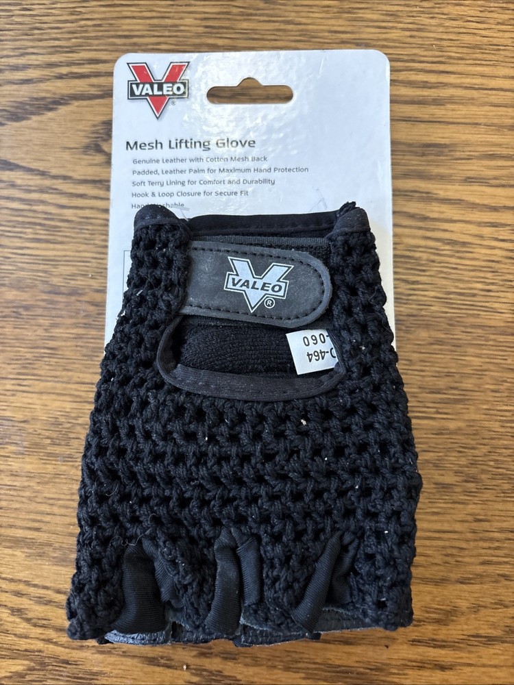 Valero Mesh Lifting Glove Leather With Cotton mesh Back