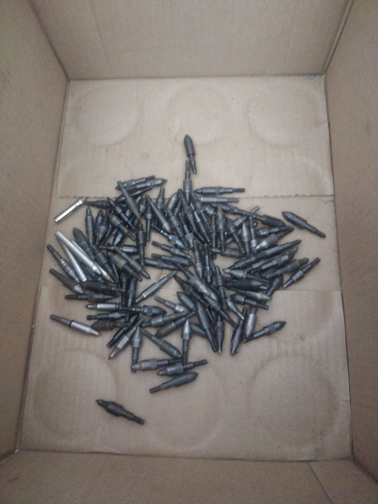 Archery Broadhead Miscellaneous Lot Compound / Recurve Assorted Sizes & Weights