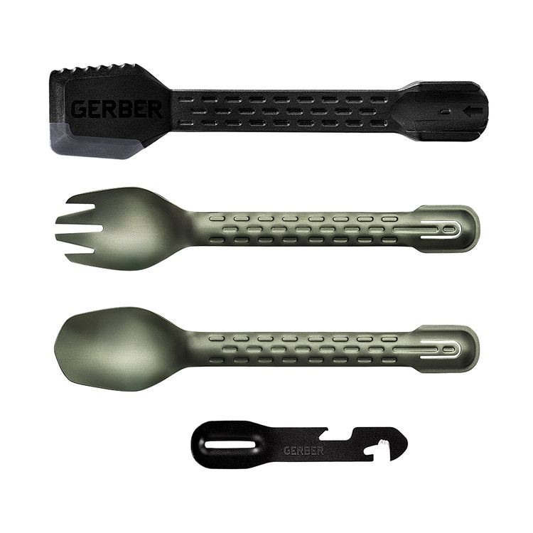 Gerber ComplEAT Utensil Set (4 pc Set) Color: Flat Sage