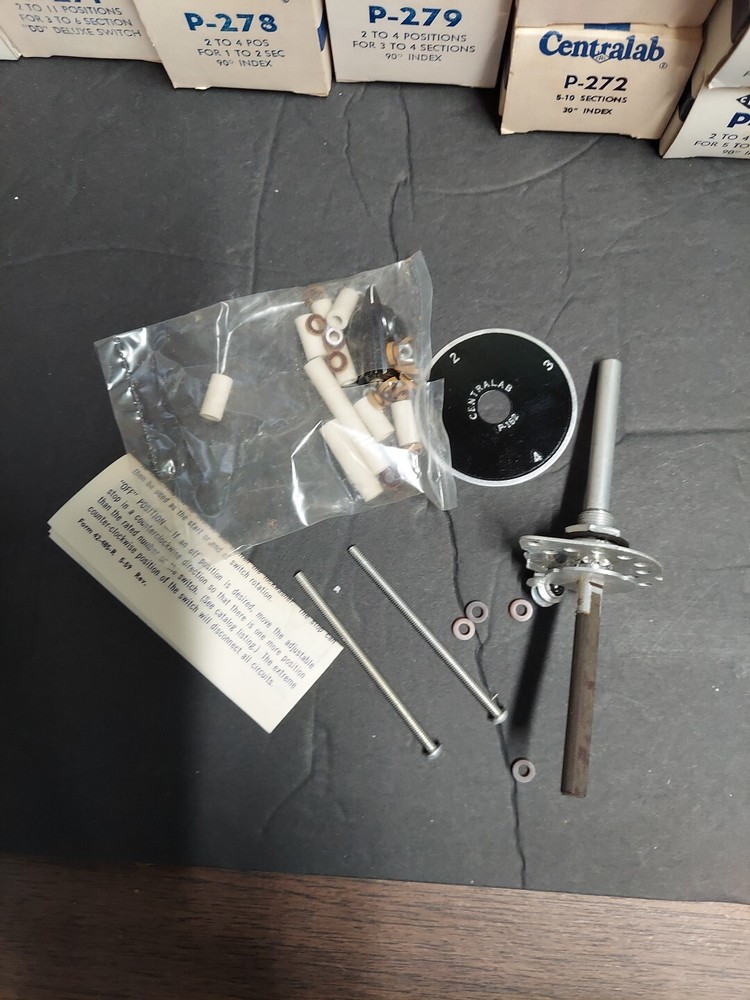 35 Centralab Rotary Switches